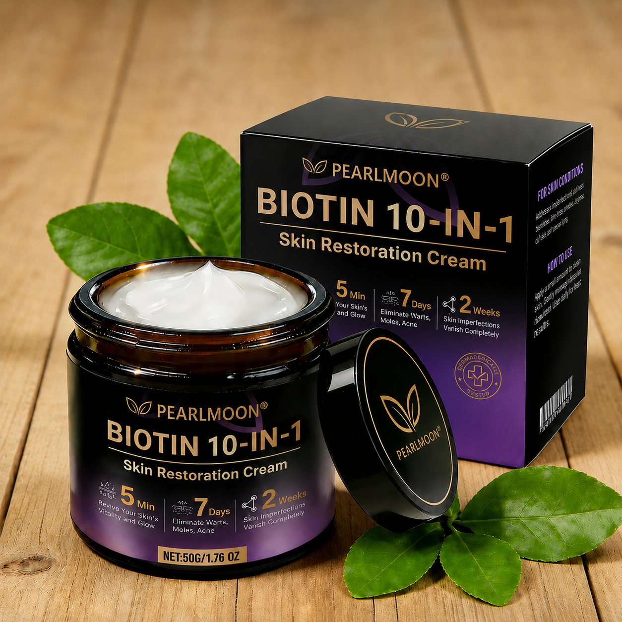 🐝𝐏𝑬𝗔𝙍𝙇𝐌𝑶𝗢𝙉® Biotin 10-in-1 Skin Restoration Cream - Last Day Promotion: 75% OFF