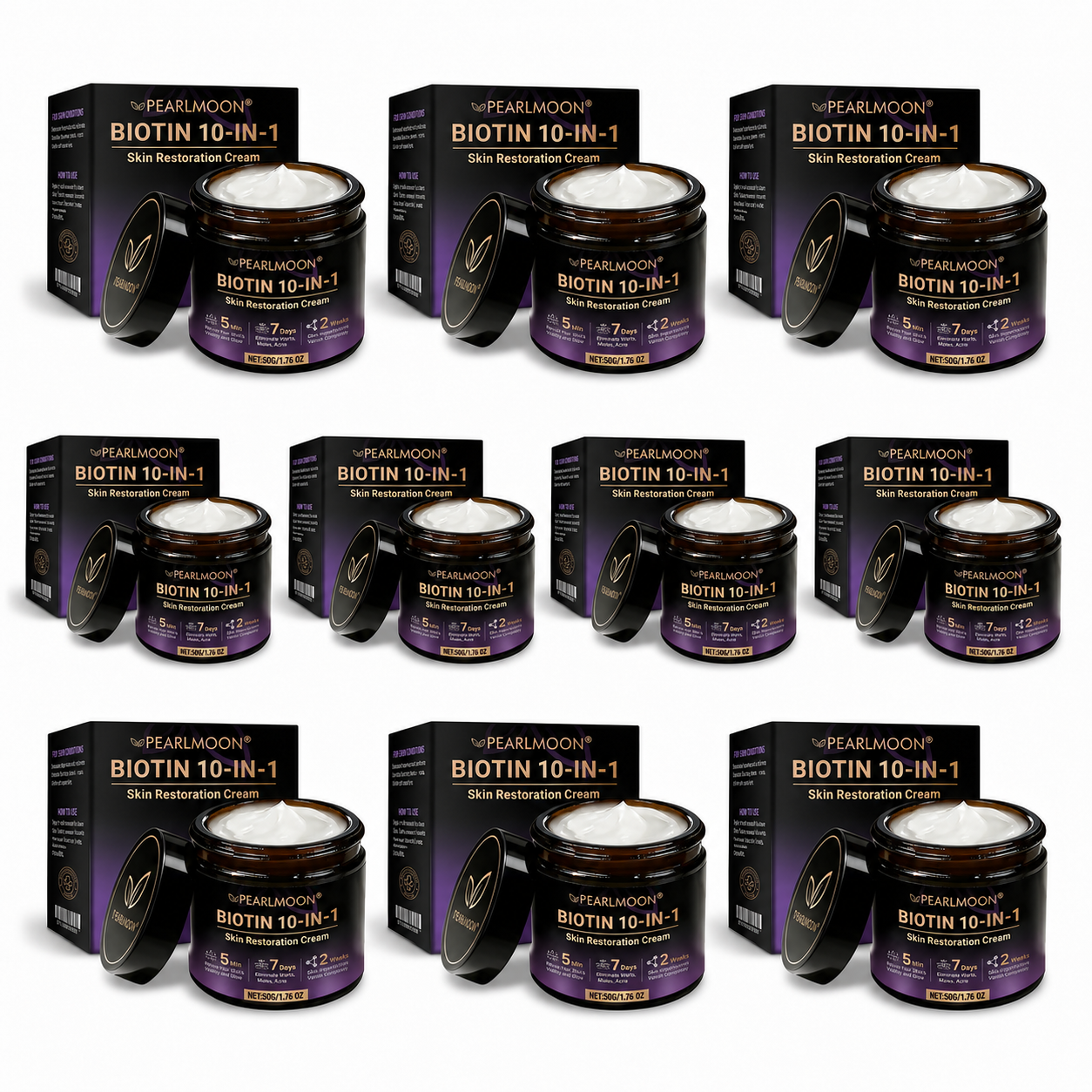 🐝𝐏𝑬𝗔𝙍𝙇𝐌𝑶𝗢𝙉® Biotin 10-in-1 Skin Restoration Cream - Last Day Promotion: 75% OFF