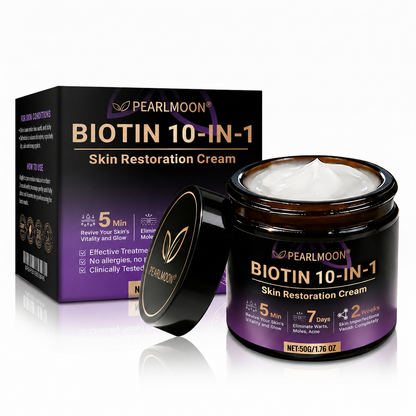 🐝𝐏𝑬𝗔𝙍𝙇𝐌𝑶𝗢𝙉® Biotin 10-in-1 Skin Restoration Cream - Last Day Promotion: 75% OFF