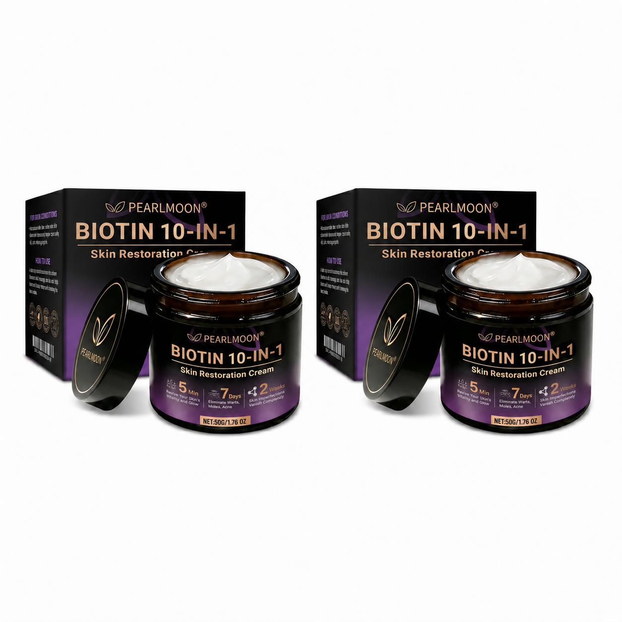 🐝𝐏𝑬𝗔𝙍𝙇𝐌𝑶𝗢𝙉® Biotin 10-in-1 Skin Restoration Cream - Last Day Promotion: 75% OFF